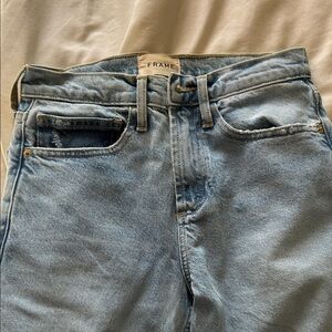 Frame Denim Sky Blue Men's Straight Jeans